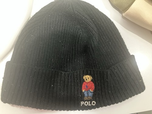 Polo Ralph Lauren Designer Bear Logo Beanie Wintermütze Wollmütze Einheitsgröße - Bild 2 von 8