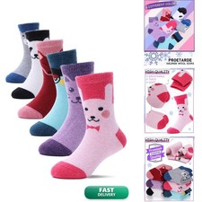 ProEtrade Merino Wool Socks Kids Toddlers Boys Girls Thick Warm Winter Hiking
