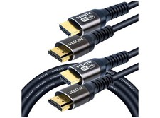 2 Cavi HDMI da 1m per Gaming Home TV PC Laptop Supporto 8K 60Hz e 4K 120Hz