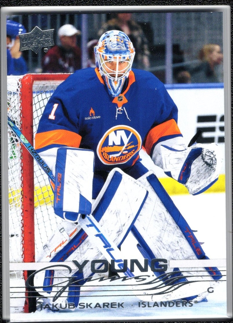 2025-26 Upper Deck Series 1 Islanders Jakub Skarek Young Guns Rookie #244