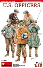 MIA35477 1:35 MiniArt US Officers Figure Set