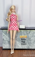 3PCS For Fashion Royalty Integrity Poppy Parker NuFace Dolls Clothes Bag 1/6