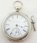 ANTIQUE 18s ELGIN 11 JEWEL GRADE 87  KEY WIND POCKET WATCH