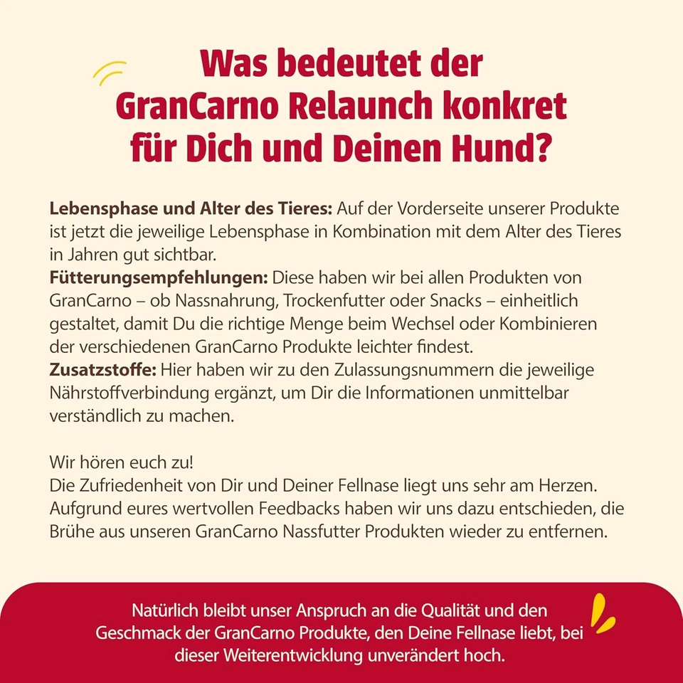 Animonda Grancarno Senior Nassfutter 6x800g Rind & Lamm Getreidefrei - Bild 4 von 4