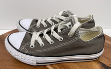Original Converse Chuck Taylor Canvas Sneaker Shoe Gray Youth 1