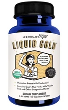 Legendairy Milk Liquid Gold Organic | 60 Vegan Capsules No Additives | BB 11/26
