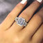 miniature 43  - Women Gorgeous 925 Silver Rings Cubic Zirconia Wedding Engagement Jewelry 6-10