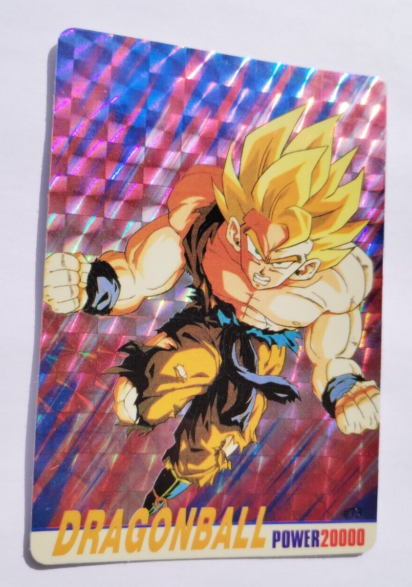1999 DRAGON BALL Z Card #073 SON GOKU SSJ VTG Foil | eBay