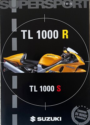 FRENCH Suzuki TL1000S TL1000R 6-page brochure-Vintage 1998 | eBay