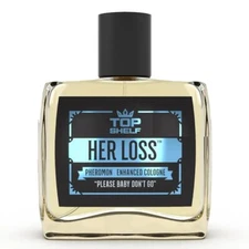 Her Loss Cologne Natural Formula Eau De Cologne for Men Long Lasting 1.7/3.4 oz.
