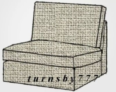 IKEA KIVIK Cover One Seat Sofa Section Teno Light Gray Chair