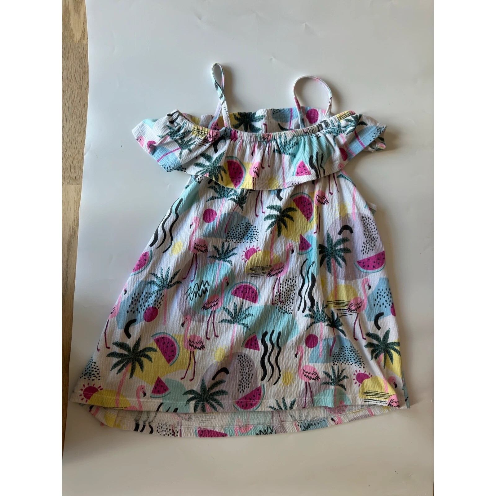 Girls Tu Summer Top age 11 years flamingos image 4