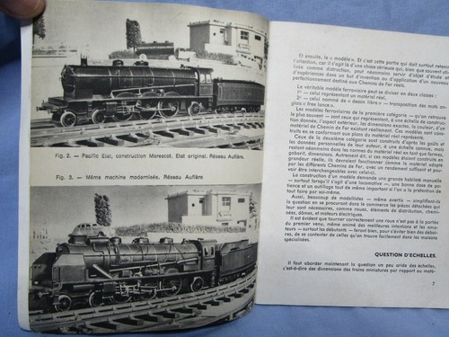 AR746 CAHIERS PRISMA DE LA JEUNESSE N° 7 LES TRAINS MINIATURES 1946 - Imagen 5 de 7