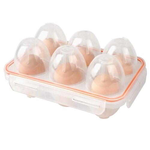 6 Grids Egg Holders, Egg Cartons For Refrigerator, Egg Storage Container, Sho... - Picture 9 of 9