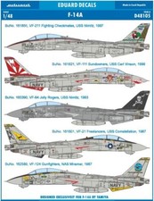 Eduard 1/48 Decal Mega Set F-14A US Navy USN ...