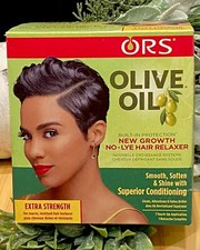 1- Olive Oil Built In Protection No Lye Hair Relaxer System Extra Strength New