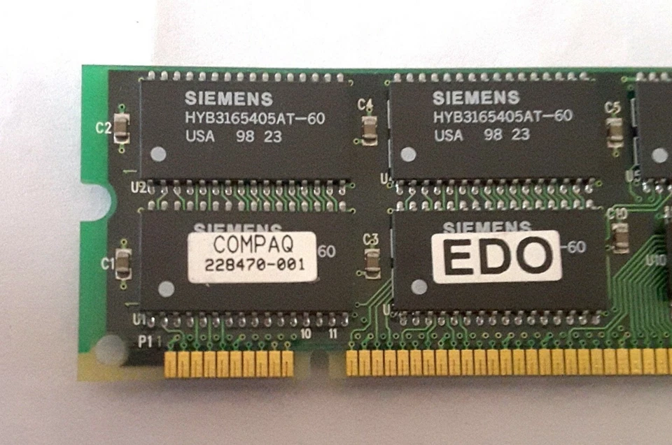 Compaq 256MB EDO Dimm Kit, 2x 128Mb ECC 60 NS EDO DIMM Memory Module, 228470-001 - Image 2 of 4
