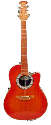 OVATION Custom BALLADEER 1860 Acoustic Guitar Halbakustisch Made in USA RARE NOS
