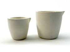 Crucible Dish Cup Ceramic Type for Melting Set 2 Sizes Melt Gold Silver Jewelry