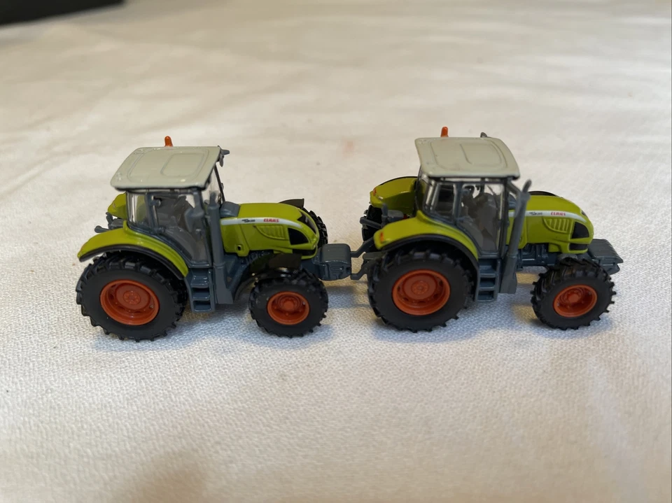 批量 2 件 Norscot 56020 Claas Ares 657 AZT 农用拖拉机 - 1/87 HO 比例压铸 — 第 2/4 张图片