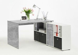 corner desk with storage