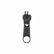 (25 PACK) #5 Black, Coil, Dunlap Padlock Zipper Slider, Zinc Alloy