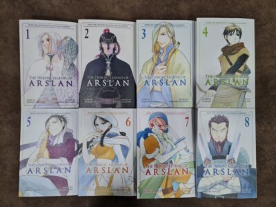 New The Heroic Legend Of ARSLAN Manga By Yoshiki Tanaka volume 1-8 EXPRESS DHL