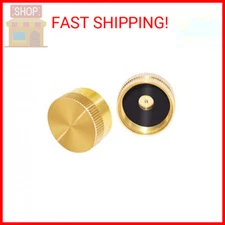 Joywayus 2Pcs Solid Brass Refill Propane Bottle Cap Universal for All 1 LB Gas T