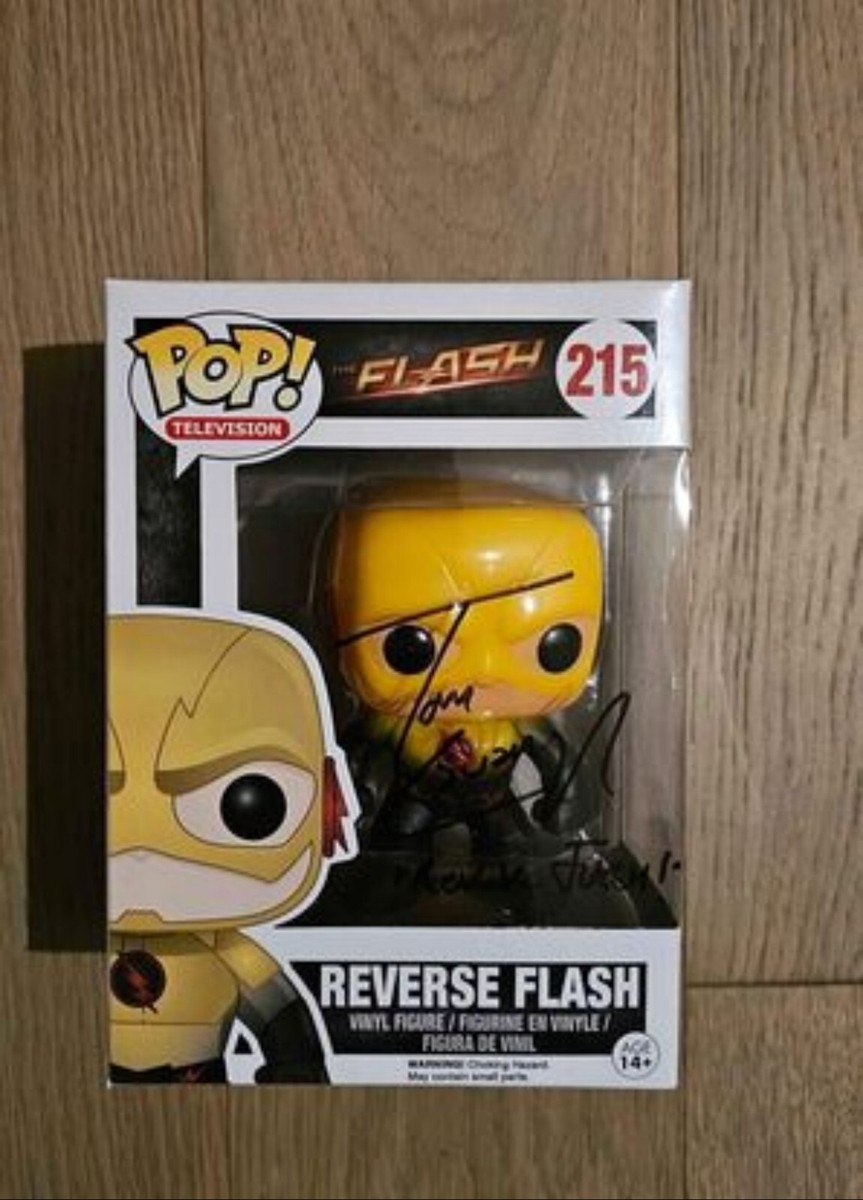 JSA COA Funko Pop The Flash #215 Inscribed 