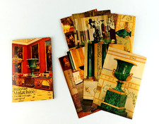 Full set 13 postcards Russian Malachite, the Hermitage, Leningrad, USSR, 1980