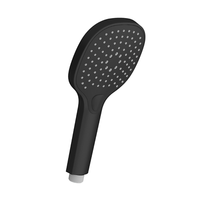 Chris Bergen Handbrause Duschkopf Brausekopf Mit Drei Strahlarten Schwarz Matt