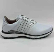 Adidas Tour360 XT-SL 2.0 White Silver Golf Shoes EG4872 Mens Size 7 (Womens 8.5)
