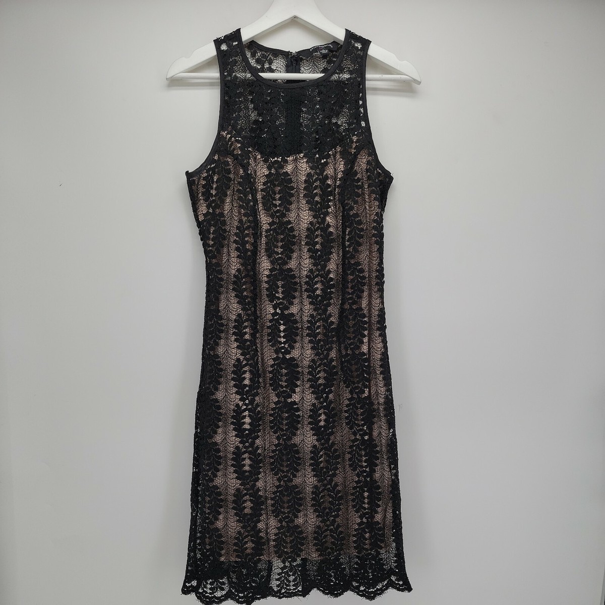Sharagano Black Lace Style Dress Size 4