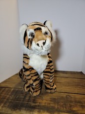 Vintage People Pals Large Male Lion Plush Realistic Sitting Up 17"