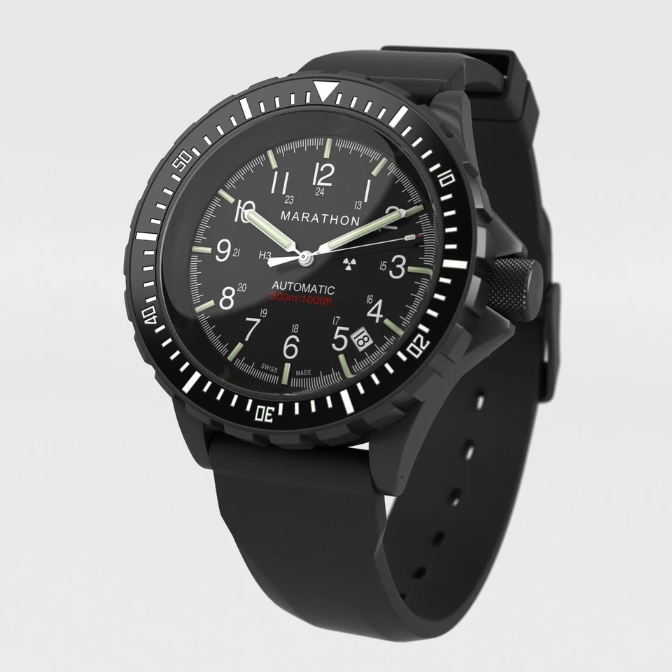 Marathon Anthracite GSAR Military Dive Watch: Sterile: WW194006BK-NGM NEW