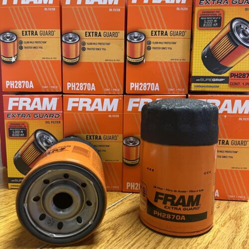 Lot of 8 Fram PH2870A Extra Guard 10K Mile Oil Filter Volkswagon Jetta Beetle - Picture 1 of 5