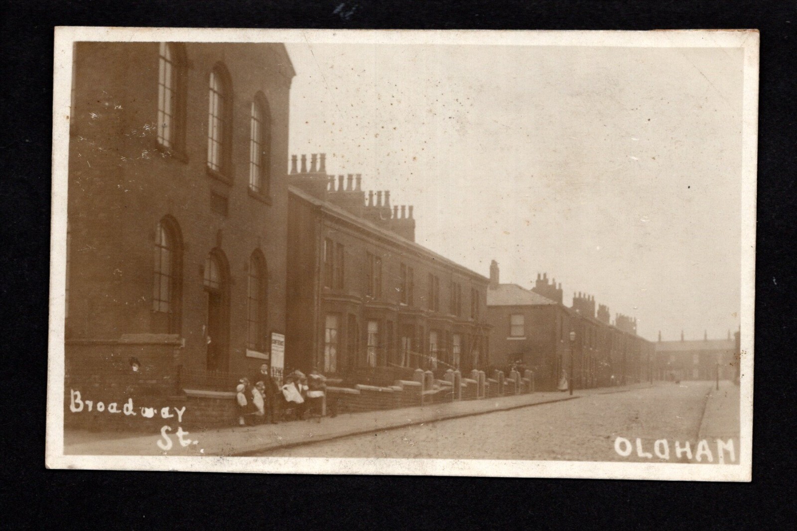 Oldham Broadway Street real photographic postcard eBay