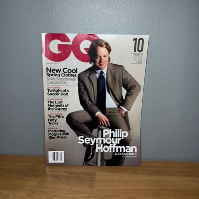 Philip Seymour Hoffman GQ Gentlemen's Quarterly Men's Magazine 2001 January VTG