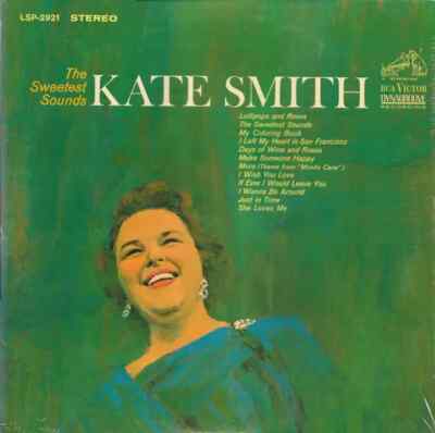 Kate Smith The Sweetest Sounds Of Kate Smith NEAR MINT RCA Victor Vinyl LP