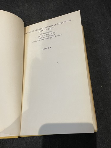 Lorca By Roy Campbell European Literature 1952 Hardback Book - Bild 6 von 13