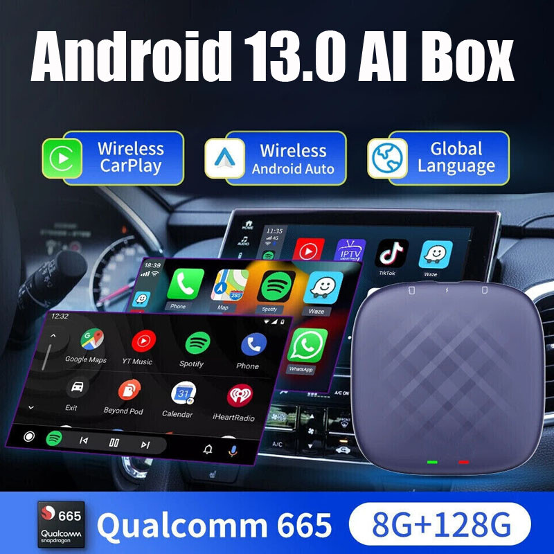Carlinkit Android 13 Wireless Apple Carplay Android Auto SIM Card