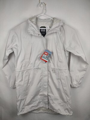 NEW Helly Hansen Women's Sailling Waterproof Manteau Escape Coat Nimbus Size XL