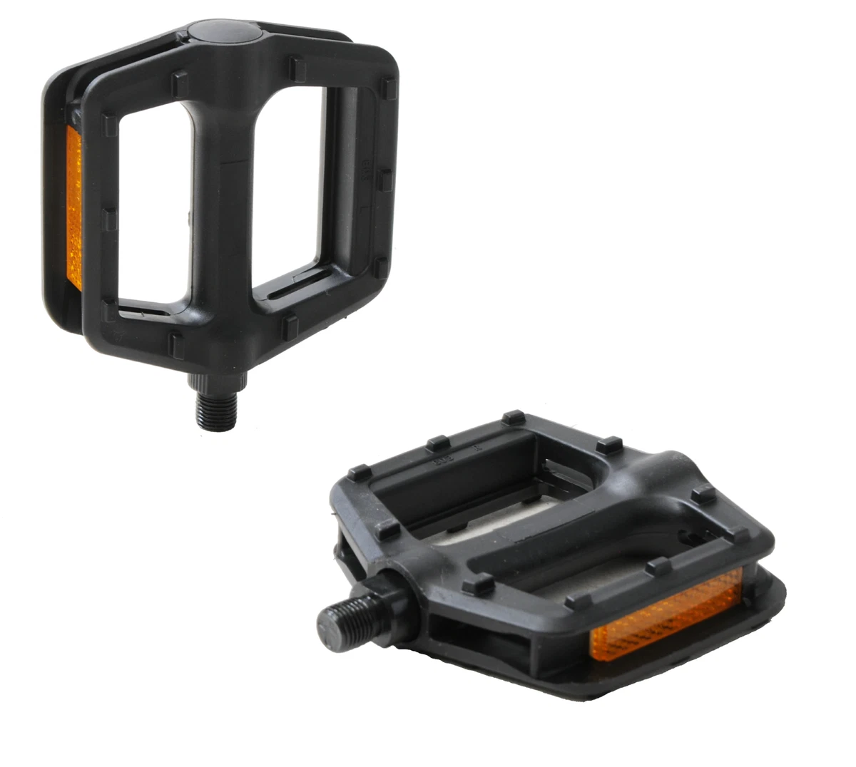 VP 501 Flat Studded Alloy MTB Platform Pedals Black 9 16