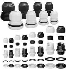 Raccordo a vite per cavi controdado + M12 M16 M20 M25 + cavo di alimentazione metrico IP68 PG