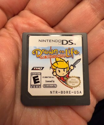 *DRAWN TO LIFE: THE NEXT CHAPTER NINTENDO DS GAME (Cartridge only) MINT