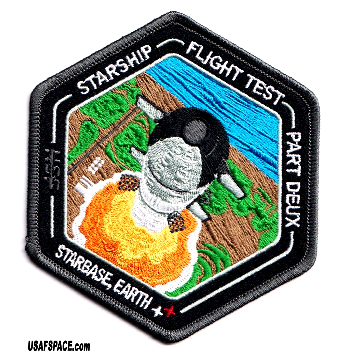 Authentic STARSHIP FLIGHT TEST -2 -PART DEUX-SPACEX-STARBASE