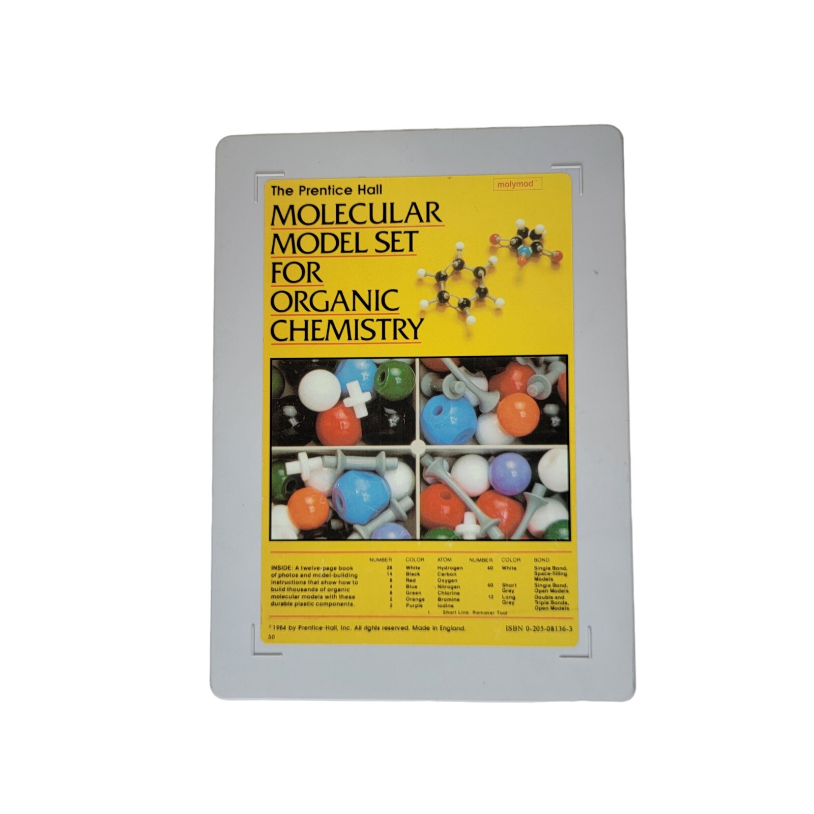 The Prentice Hall Molecular Model Set for Organic Chemistry With Manual