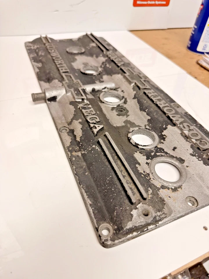 Chevrolet Cosworth Vega 1975 1976 de colección cubierta de válvula de doble leva de fábrica Foto 3 de 4