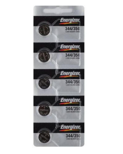 5 NEW Energizer 344/350 SR1136SW Silver Oxide Watch Batteries 1.55