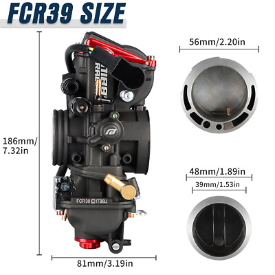 【Grrrrrr】F.C.R.B セット売り NIBBI Racing FCR Carburetor 39mm w/ Jets For Kawasaki KX450F 2006